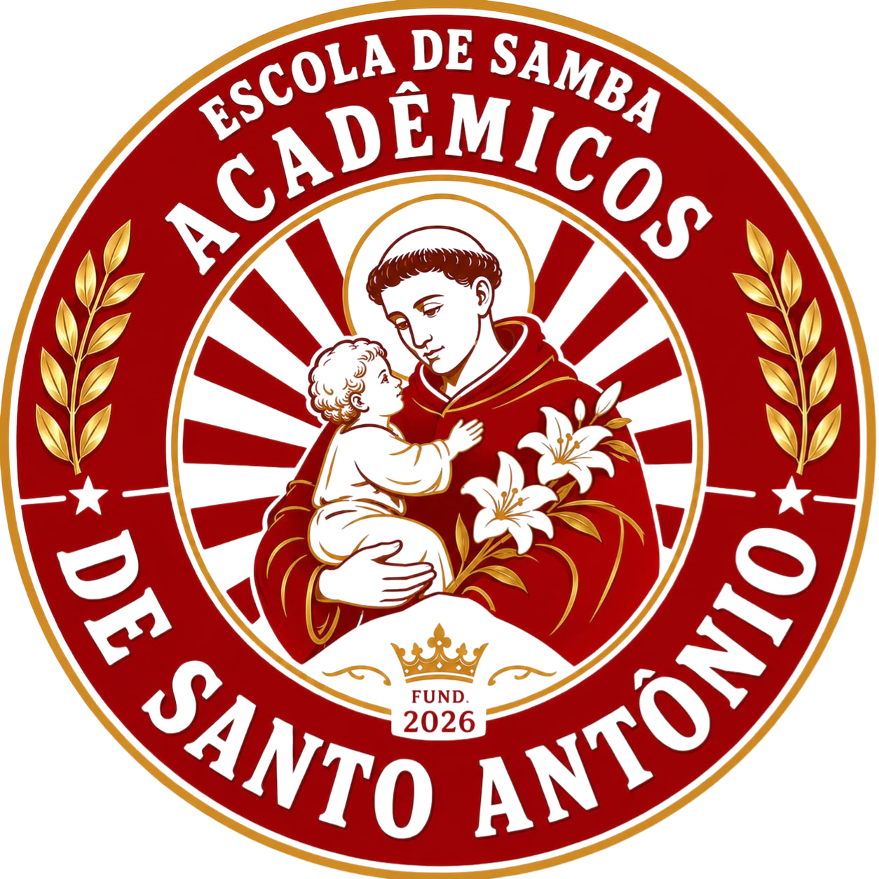 Brasão da escola de samba Acadêmicos de Santo António